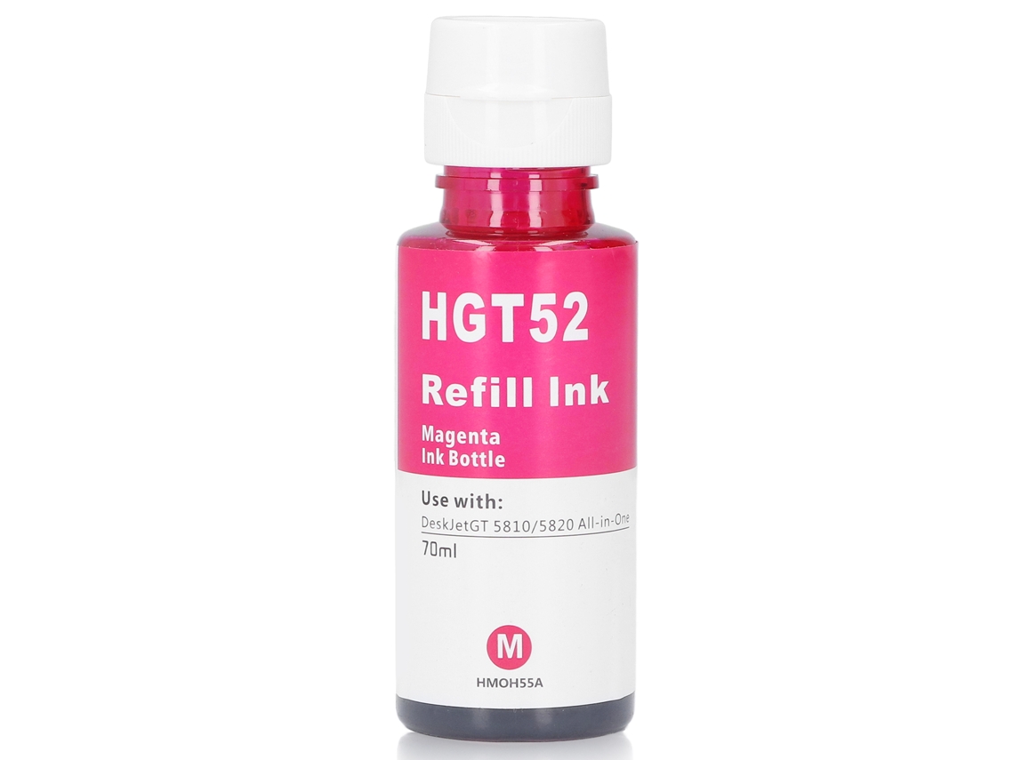 Tinta De Recarga De 70 Ml Para Impresoras Hp Gt5810 5820 310 311 19 410 519 - Roja