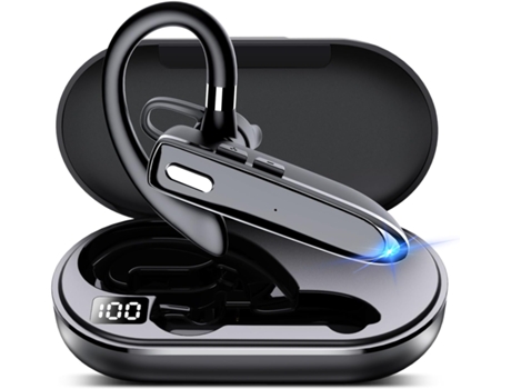 Auricular inalámbrico Bluetooth con manos libres para teléfono, auriculares internos V5.3 con micrófono, carga USB-C, auriculares impermeables para...