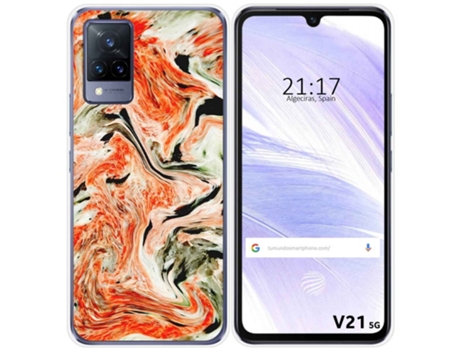 Carcasa Vivo V21 5G TUMUNDOSMARTPHONE Dibujos Multicolor
