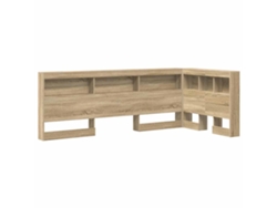 Maison Exclusive - Cabecera De Almacenamiento Con Estante Roble Sonoma 75 Cm