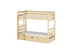 Litera FURNLUX Aya (Beige, Madera Maciza - 98X208X145 Cm / 90X200 Cm)