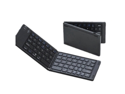 Teclado Bluetooth plegable Mini teclado Bluetooth dual Teclado de oficina portátil recargable W Everley891