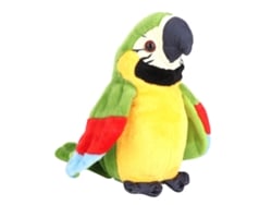 Ats-juguete De Peluche Loro Eléctrico Para Aprendizaje Y Hablar, Juguete Educativo Para Niños (verde)