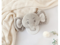 Mordedor de peluche elefante gris 13cm Kiokids