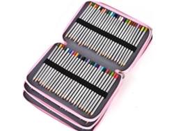 Estuche para lápices de dibujo, ideal como regalo para niños y estudiantes, con 252 compartimentos, estilo A de Gusshious.