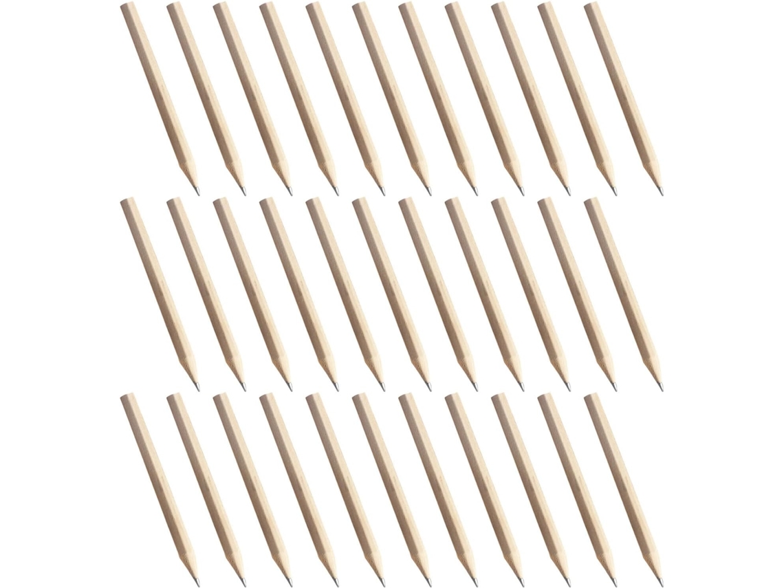Juego De 200 Minilápices Cortos De Madera Para Niños Y Niñas.