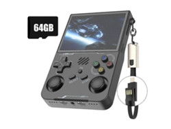 Consola de juegos portátil GOKOCO R36xx con 64 GB y más de 14.000 juegos.