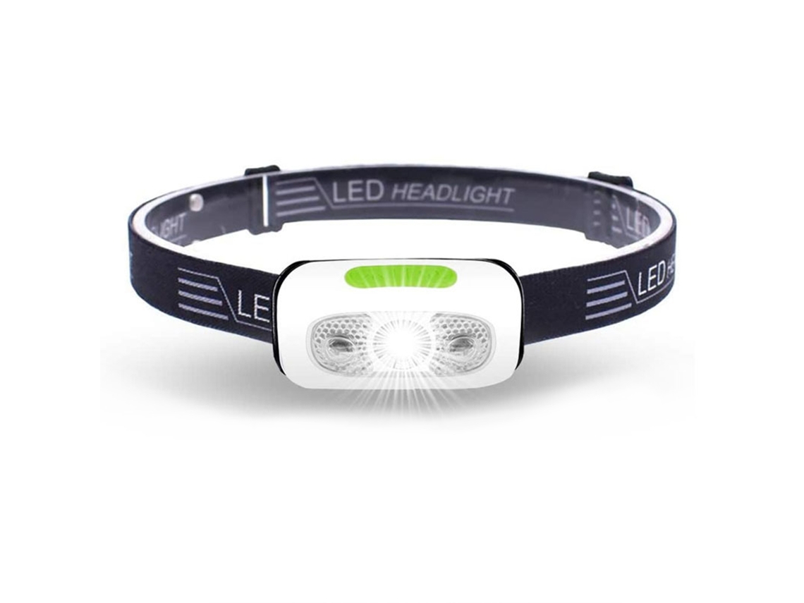 Rebe-linterna Frontal Led Para Exterior Con Sensor Ir, Modos De Luz, Batería Integrada, Ajustable 60°, Ideal Para Camping, Pesca Y Deporte Al Aire Libre