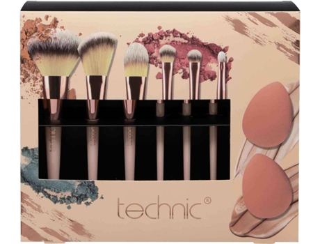 Conjunto de Pinceles y Esponja TECHNIC (8 piezas)