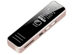 Mini Grabadora Digital Profesional Reproductor Mp3/Grabadora Recargable-8Gbnegro YEMAESRE