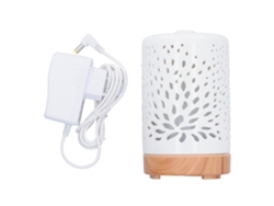 Humidificador de aroma de cerámica de 100 ml, máquina de aromaterapia de escritorio para dormitorio con enchufe UE 100-240 V.