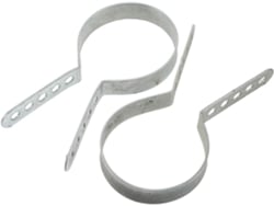 Conjunto De 2 Abraçadeiras Metálicas Para Tubos De Escape De 50/80 Mm.