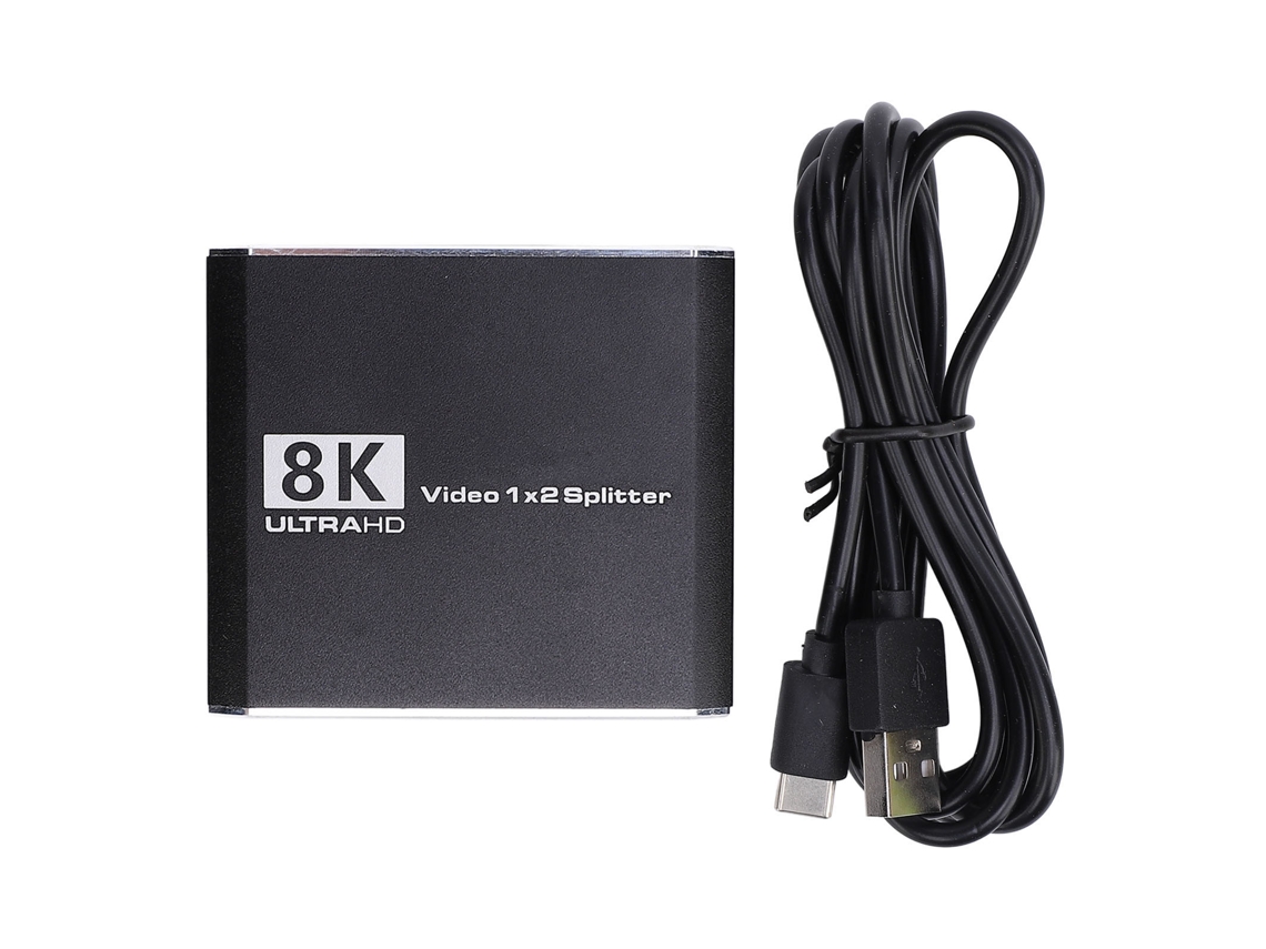 Conmutador Hdmi (2 Entradas 1 Salida 8k 60hz) Selector De Conmutador Hdmi De 2 Puertos Ultra Hd