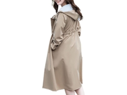 Mochila con capucha impermeable, holgada, ligera y reutilizable para mujer, modelo 2026, ideal para actividades al aire libre.