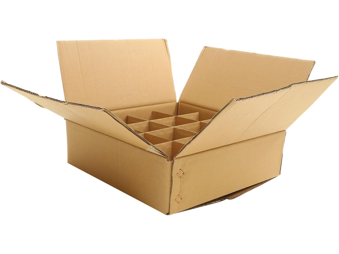 Caja De Cartón Corrugado Multirresistente Con Protección Contra Golpes Para Envío Y Almacenamiento.