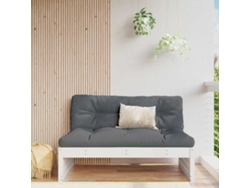 Sofá de centro 120x80 cm madera maciza de pino blanco Lovely Home