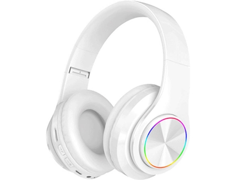 Auriculares Bluetooth GETEK B39 (Over Ear - Micrófono - Noise Cancelling  - Blanco)