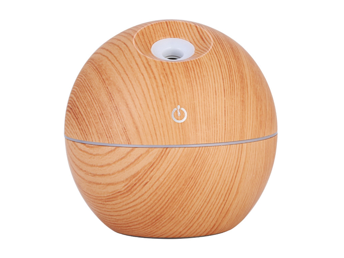 KOFIHETY Humidificador Ultrasónico con LED Touch, Difusor de Aceite Esencial USB, Purificador de Aire Interior, Amarillo