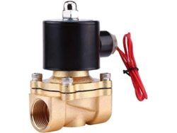 Válvula Solenoide Normalmente Cerrada Eléctrica 3/4-pulgada Ac 220v De Aleación De Zinc Con Resistencia A Alta Presión Y Temperatura