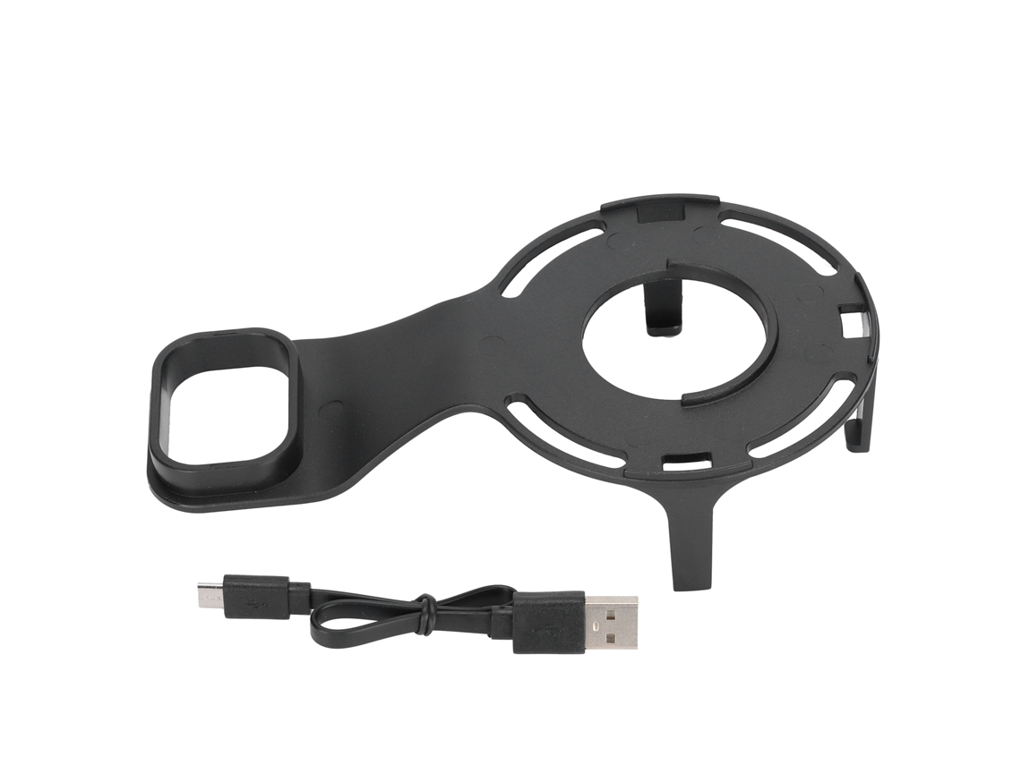 Soporte De Pared Para Altavoz Inteligente Con Organizador De Cables Para Echo Dot De 2.ª Generación (negro)