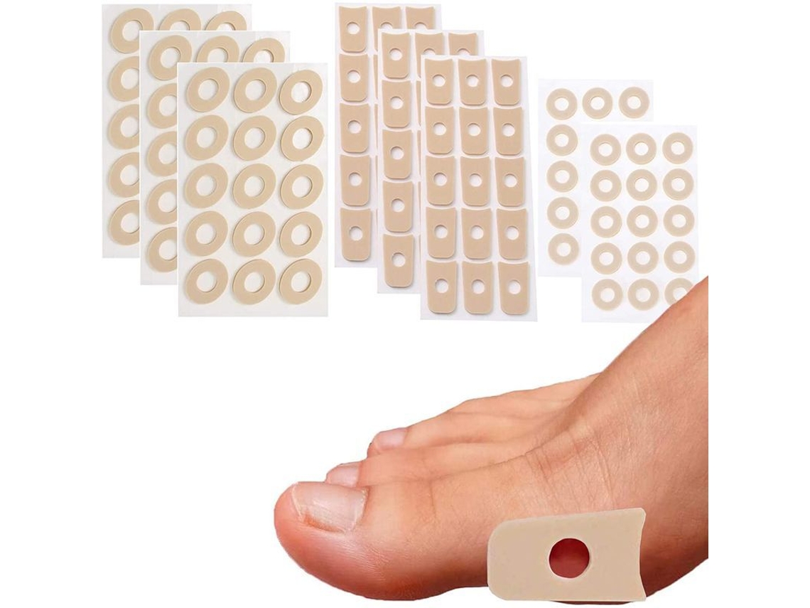 120 Protectores De Espuma Para Callos Y Dedos De Los Pies. Las Almohadillas Reducen La Fricción Y La Presión En Los Zapatos.