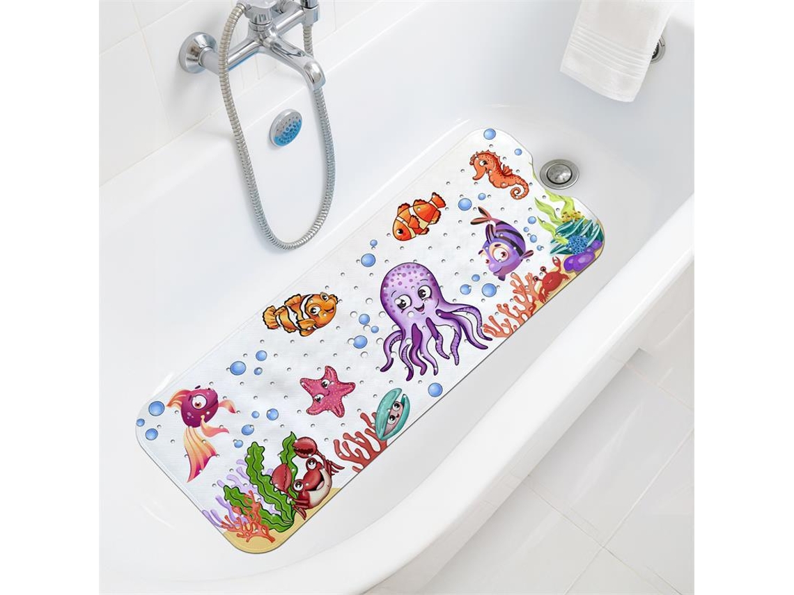 Alfombrilla Antideslizante Para Ducha Y Bañera Para Bebés Henten Home 100x40 Cm