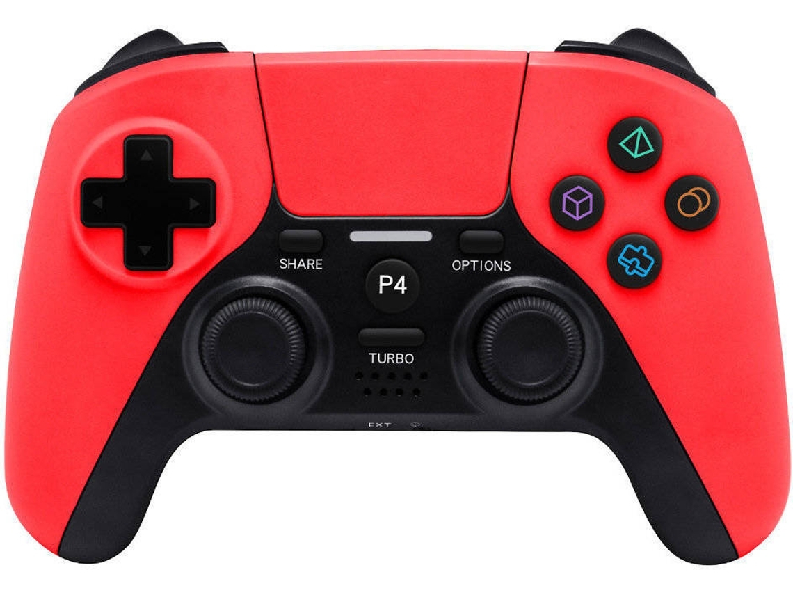 YIZHOOD Controlador de Juego para Ps4 Controlador de Gamepad inalámbrico para Ps4 con Sensor de vibración Dual Giroscopio de 6 Ejes y Altavoz YIZHOOD
