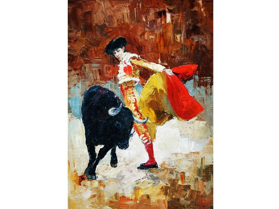 Quadro OEDIM Torero Pintado (Multicolor - 56x100cm - Aluminio)