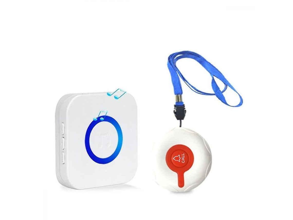2026-sistema De Alarma Personal Inalámbrico Recargable Para Ancianos Niños Pacientes Con Botón De Emergencia