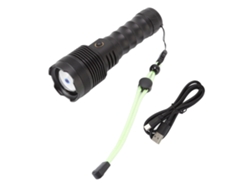 Linterna Led Potente Recargable Por Usb, Superbrillante, 3000 Lúmenes, De Aleación Aluminio, Con Zoo