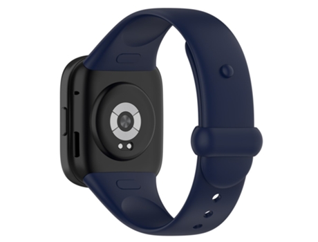 Correa de Silicona con hebilla de botón para Xiaomi Redmi Watch 3 - azul oscuro/azul oscuro