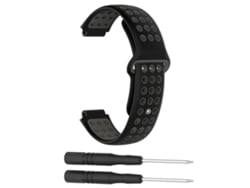 Pulseira Em Silicone Para Garmin Forerunner 235/230/220/630/620735 Preto/cinzento Hexinyigjly