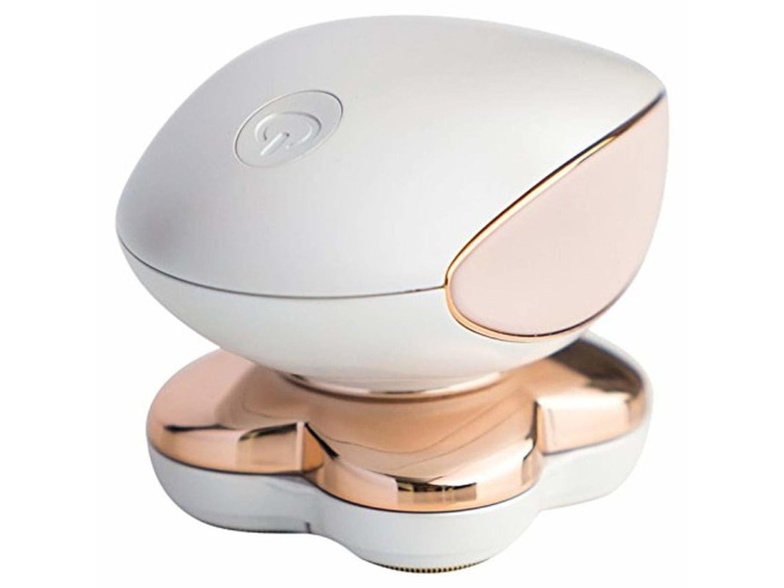 Depiladora femenina perfecta para piernas, cuerpo, rostro, bikini y nariz. Recortadora personal para mujeres. Regalo Yizhood (blanco).