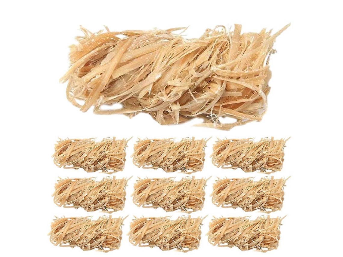 12 Cerillas De Cera De Madera Iniciadores De Fuego Naturales Para Chimenea Fogatas Barbacoa Parrillas 6,50x2,00x2,00cm Como Se Muestra