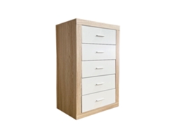 Sinfonier Kiara con 5 Cajones Cambria y Blanco 60x108 cm SALDOSYSTOCKS