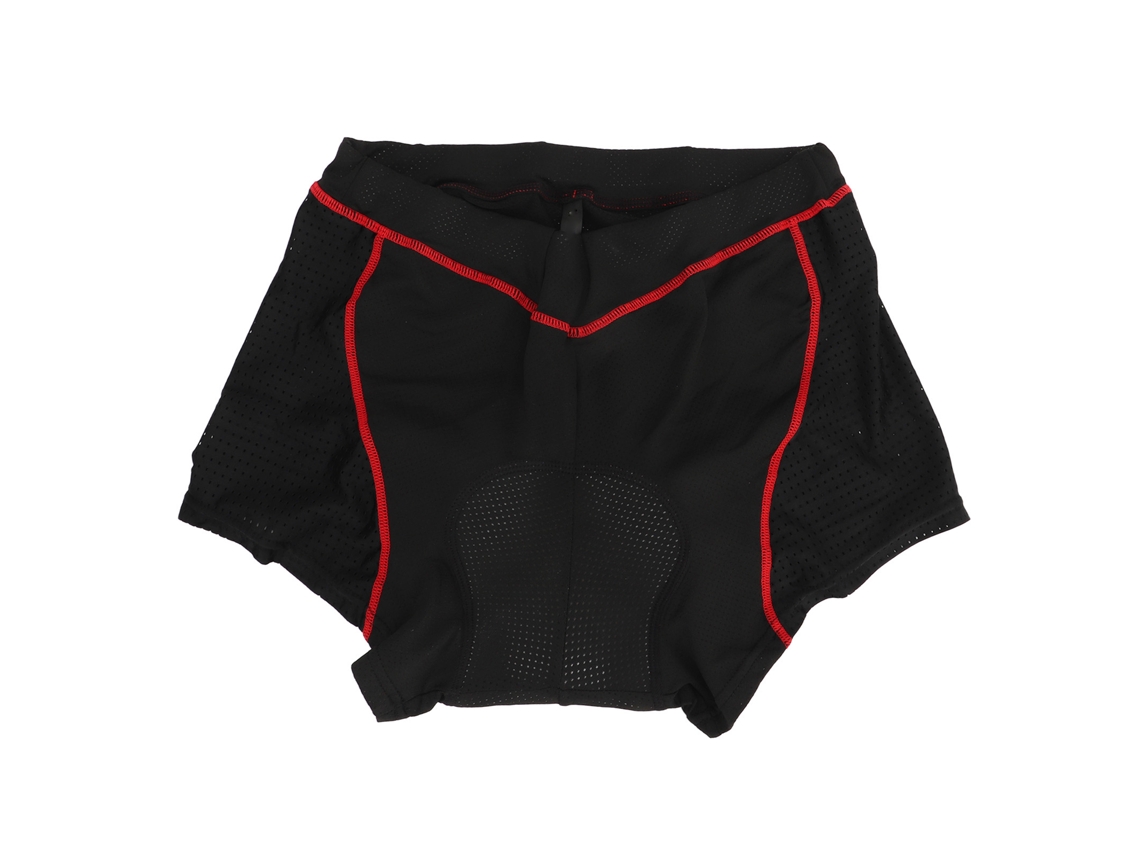 Braguitas De Ciclismo Negras Y Rojas Con Relleno De Gel 5d, Transpirables Y De Secado Rápido, Talla Xl.
