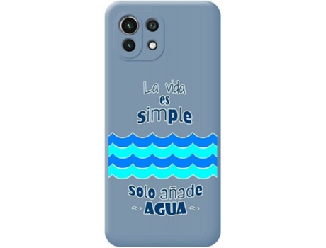 Carcasa Xiaomi Mi 11 Lite 4G / 5G / 5G NE TUMUNDOSMARTPHONE Agua Azul