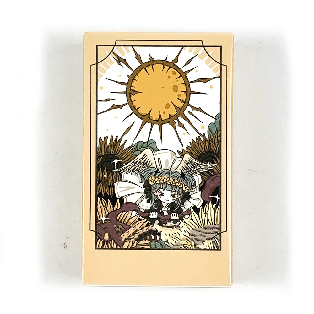 Un Nuevo Juego De Cartas De Tarot, Con 78 Cartas De Tarot Con Dibujos Animados, Para Adivinar El Futuro Y Para Juegos De Mesa En Fiestas.