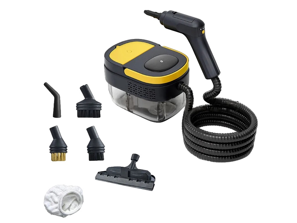 Limpiador de vapor portátil, 2500 W de potencia, 1600 ml de capacidad, amarillo, 220 V OEM