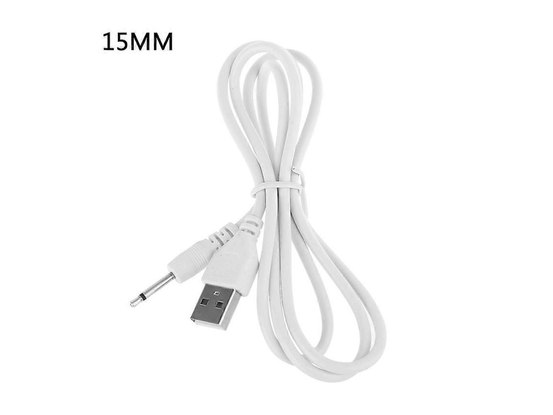 Cable de audio USB con conector auxiliar de 15/16/17/19 mm y conector CC de 2,5 mm para carga, USB 2.5, mono, 15 mm LALAMOLI
