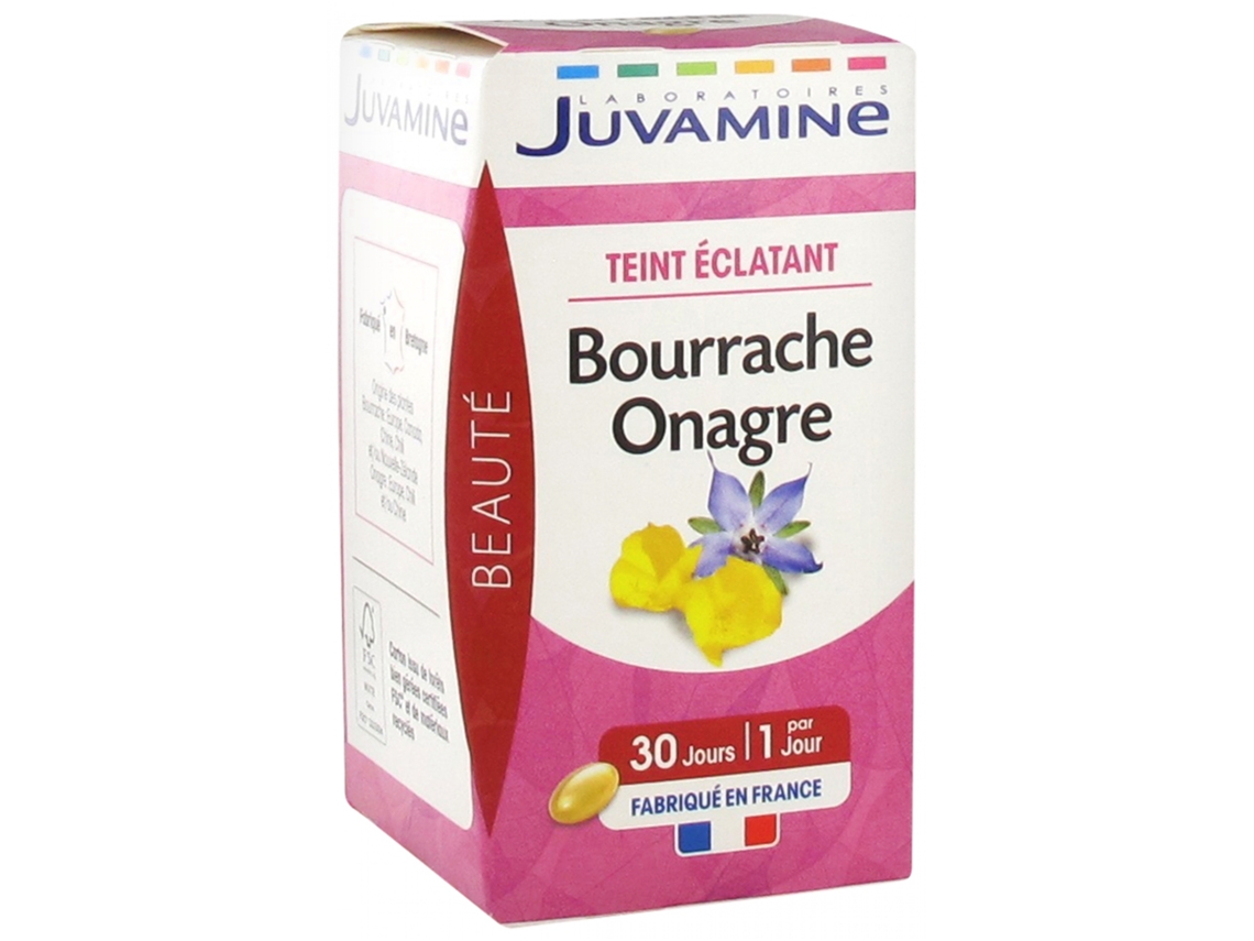 Borraja Onagra 30 Cápsulas JUVAMINE
