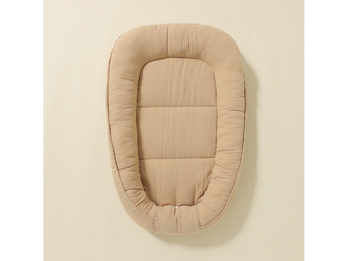 Cuna biónica portátil para bebé, de algodón liso, para bebés de 0 a 12 meses, 95x60cm DIGITALLAB (caqui)