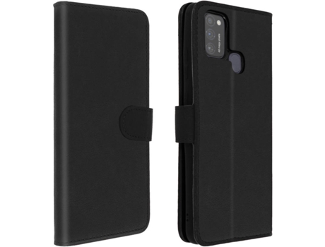 Funda Samsung Galaxy M21/M31/M30S AVIZAR Libro Billetera Negro