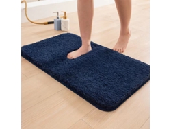 (hai Lan) Alfombrilla De Felpa Gruesa De Alta Calidad, Absorbente Y Antideslizante, 1 Pieza.