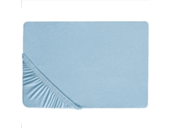 Sábana BELIANI Hofuf (Azul - Algodón - 200x200x30 cm)