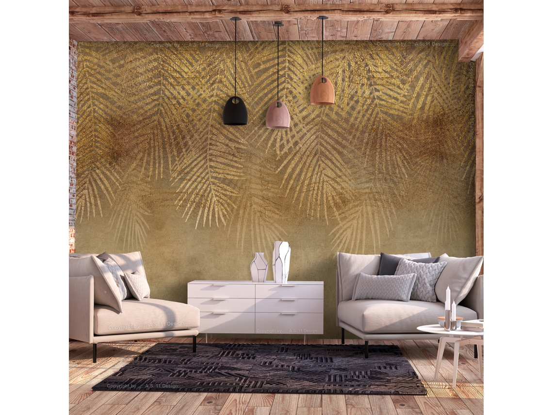 Papel de Pared ARTGEIST Sunny Leaves - First Variant (98x70)