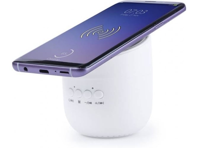 Cargador Inalámbrico Altavoz Bluetooth