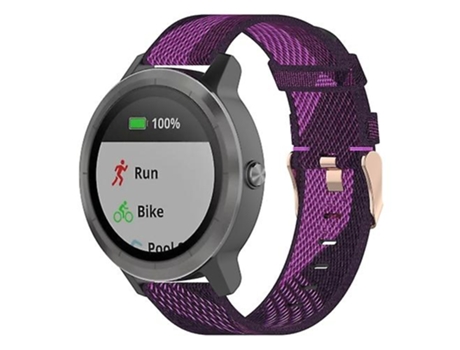 Correa Smartwatch Para Garmin Venu, Vivomove 3, Vivoactive 3, Forerunner 245/645 Morada VENISYMLIS