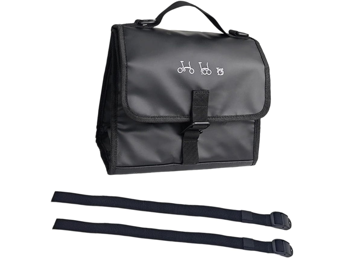 Bolsa Isotérmica Para Manillar De Bicicleta Plegable Harilla, Delantera Con Correa Ajustable, Marco