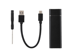Caja De Disco Duro De Carcasa Ssd Sata 3.0 Usb3.1 Type C A M.2 Ngff B Key
